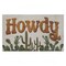 Stupell Industries Western Howdy With Cacti Outdoor Door Mat, design by Matthew Piotrowicz, 18"x30"